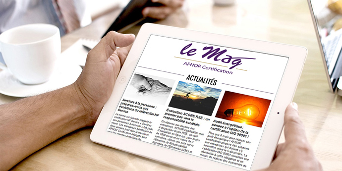 newsletter LE MAG AFNOR